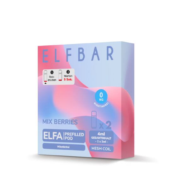 ELFBAR Pod Mix Berries Elfa Pod 2er Pack 0 mg