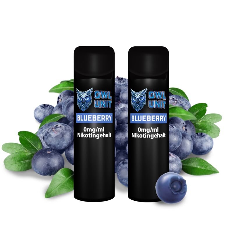 OWL Unit Tankeinheit Podsystem Blueberry 2er Pack 0 mg