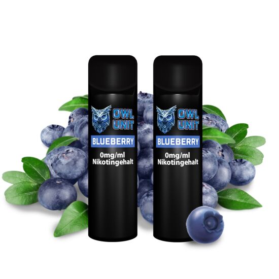 OWL Unit Tankeinheit Podsystem Blueberry 2er Pack 0 mg