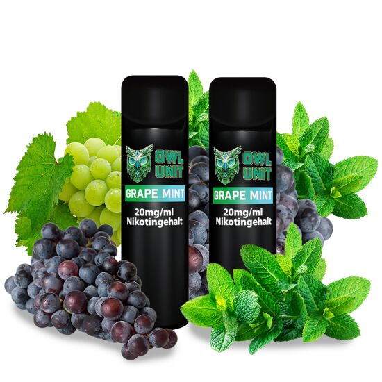 OWL Unit Tankeinheit Podsystem Grape Mint 2er Pack 20 mg