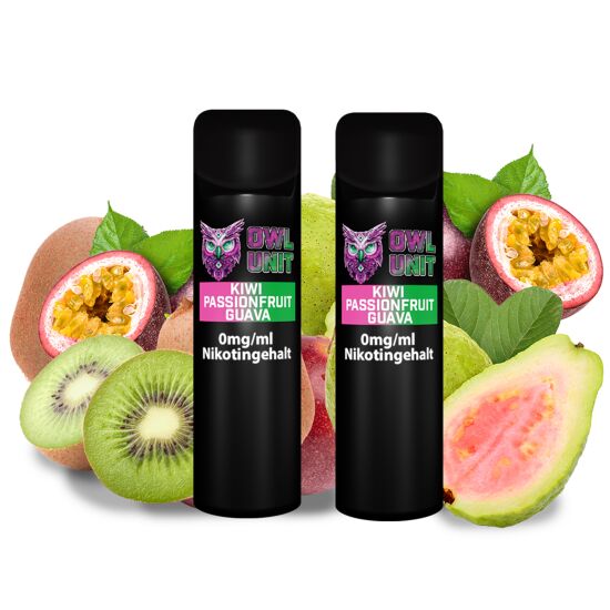 Kiwi Passionfruit Guava Prefilled Pod OWL Unit 600 Puffs...