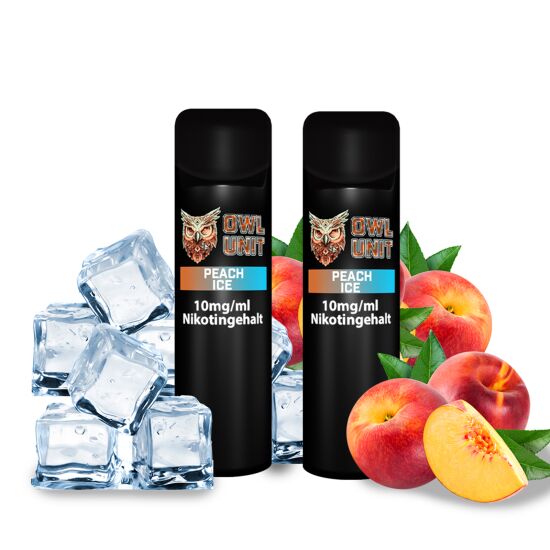 OWL Unit Tankeinheit Podsystem Peach Ice 2er Pack 10 mg