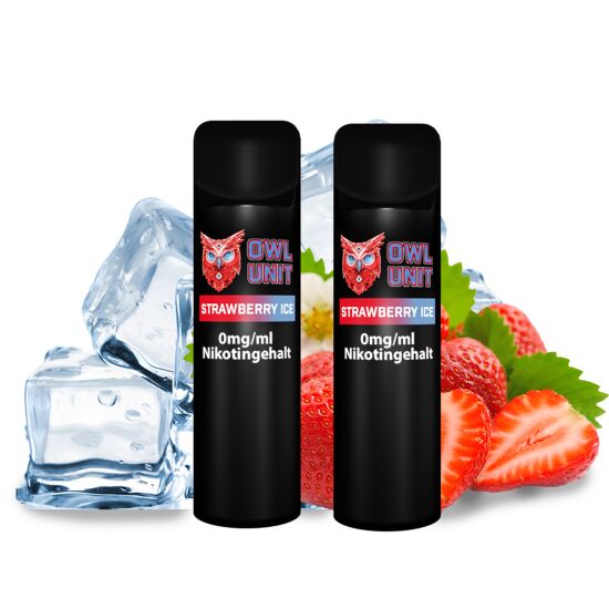 Strawberry Ice Prefilled Pod OWL Unit 600 Puffs (2er Pack)