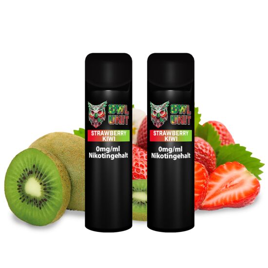 Strawberry Kiwi Prefilled Pod OWL Unit 600 Puffs (2er Pack)