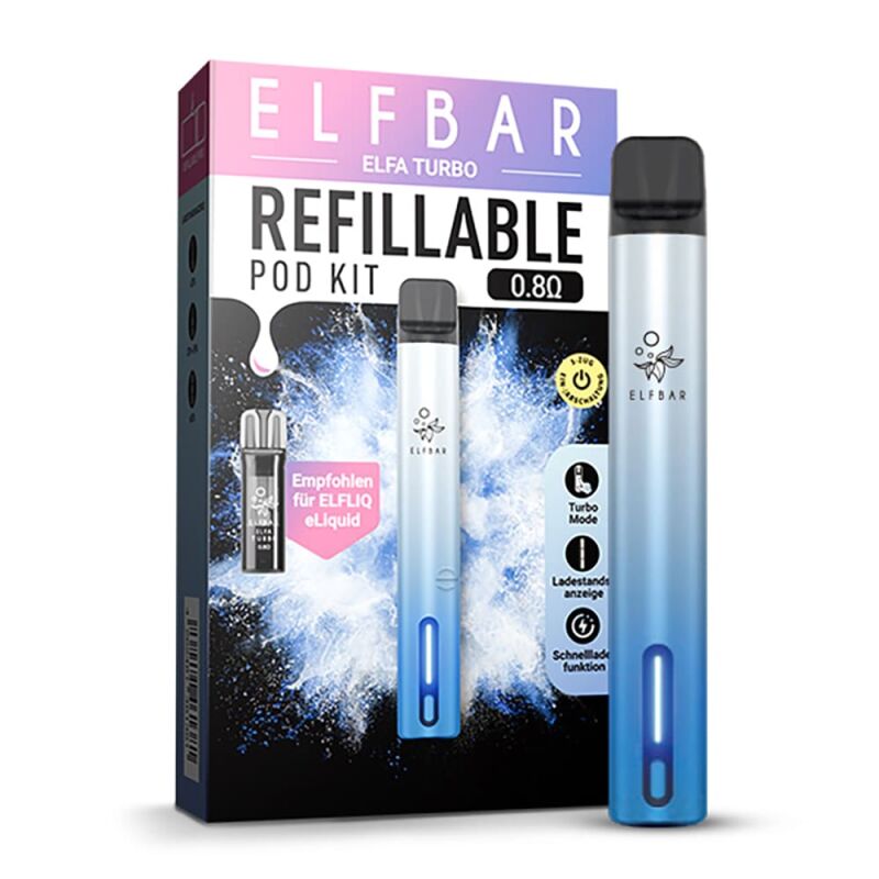 Elfbar Elfa Turbo Pod Kit Aurora-Cyan
