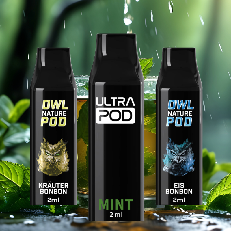 Nature Pod X ULTRAPOD CALM MINT 3er Set Prefilled Pods 0 mg