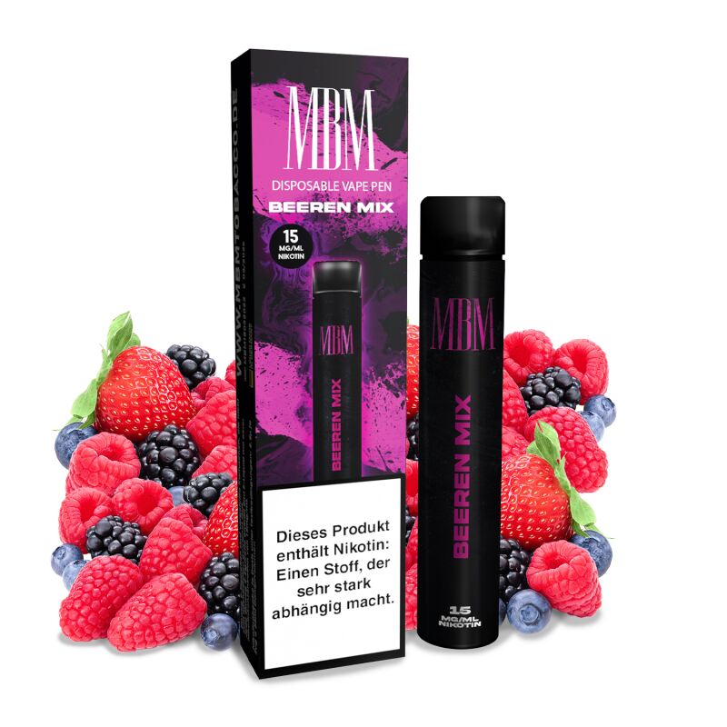 MBM Disposable Vape Pen Beeren Mix 2 ml 15 mg