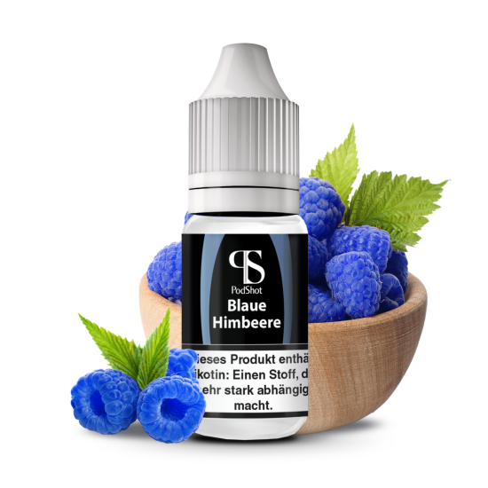 Blue Razz Liquid | Podshot 10 ml