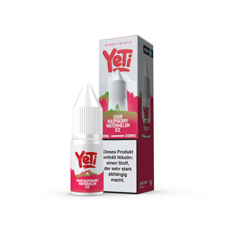 Sour Raspberry Watermelon Ice Overdozed - Yeti Summit Nikotinsalz 20 mg