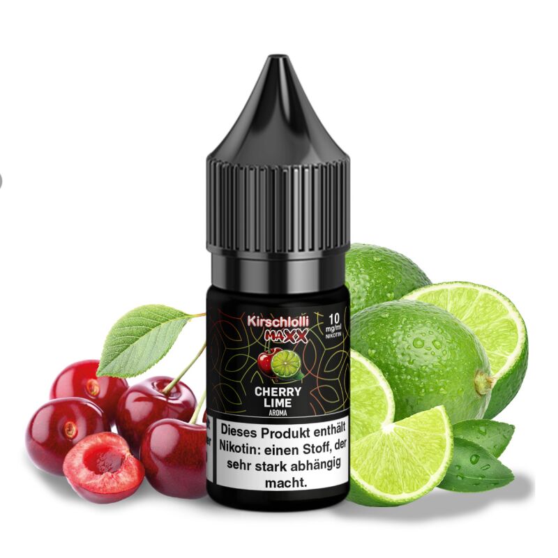 Kirsche Limette Nikotinsalzliquid | Kirschlolli MAXX 10 ml (10 mg)