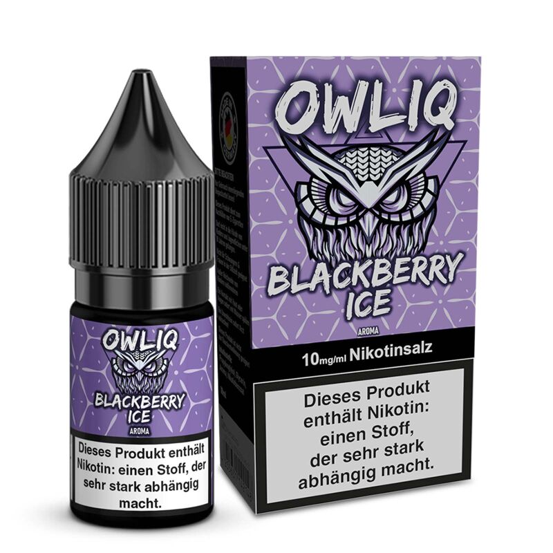 Liquid Blackberry Ice Aroma - OWLIQ 10 ml 10 mg