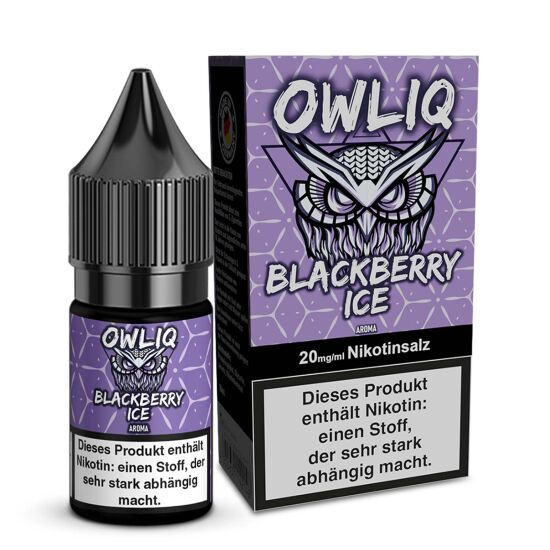 Liquid Blackberry Ice Aroma - OWLIQ 10 ml 20 mg