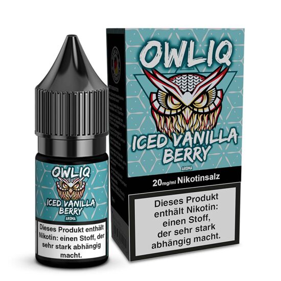 Liquid Iced Vanilla Berry Aroma - OWLIQ 10 ml 20 mg