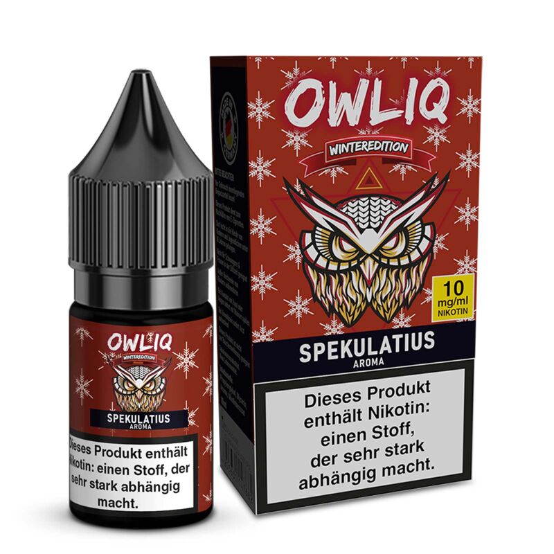 Liquid Spekulatius Aroma - OWLIQ Winteredition 10 ml 10 mg