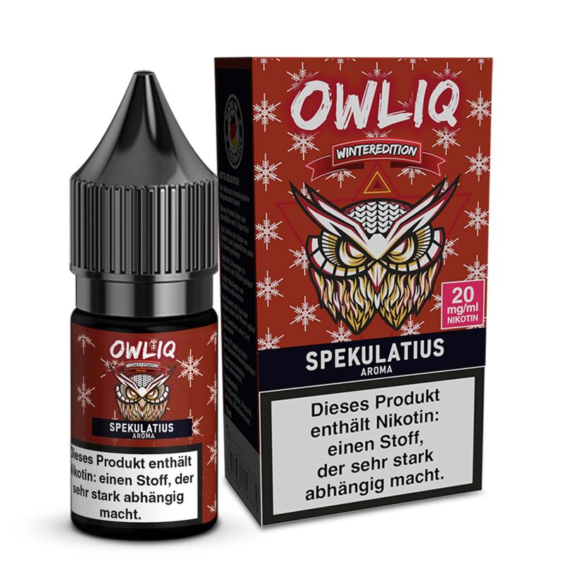 Liquid Spekulatius Aroma - OWLIQ Winteredition 10 ml 20 mg