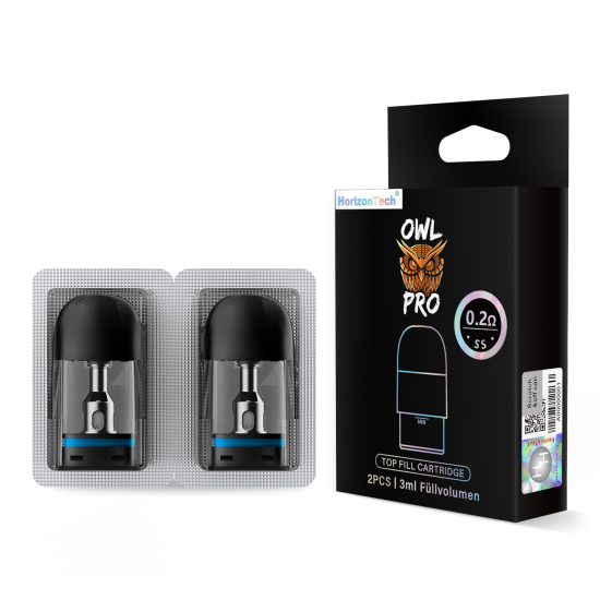 OWL Pro Pods (2 St&uuml;ck) Edelstahl 0,2 Ohm 3 ml