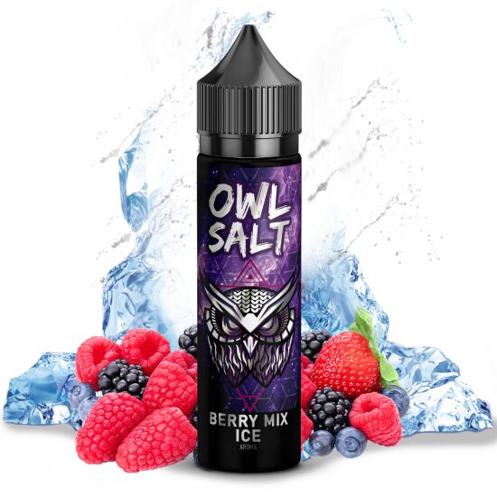 Berry Mix Ice Aroma OWL Salt Longfill 10 ml in 60 ml