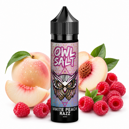 White Peach Razz Aroma OWL Salt Longfill 10 ml in 60 ml