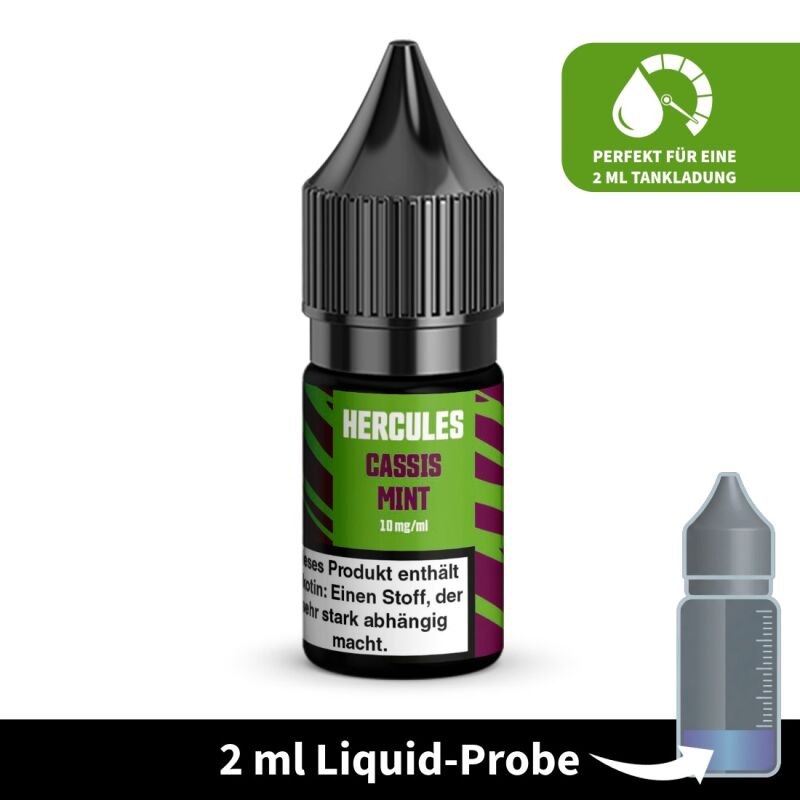 Liquid-Probe 2 ml: Cassis Mint 10 mg - Perfekt zum Testen