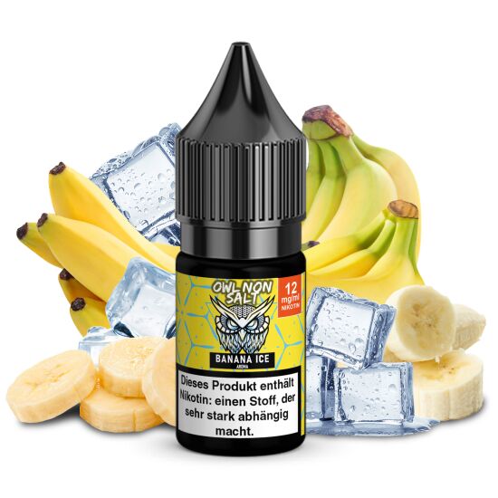 Banana Ice Nikotinliquid 10 ml OWL NON SALT 12 mg