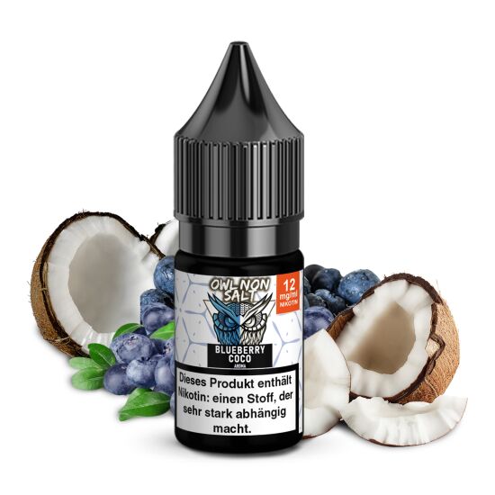 OWL Non SALT Liquid Blueberry Coco 10 ml 12 mg