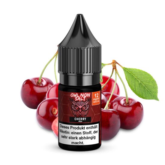 Cherry Nikotinliquid 10 ml OWL NON SALT 12 mg