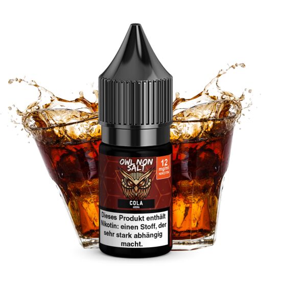 Cola Nikotinliquid 10 ml OWL NON SALT 12 mg