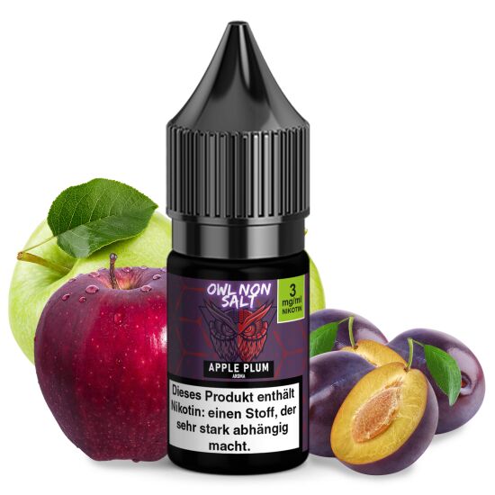 Apple Plum Apfelgeschmack Nikotinliquid 10 ml OWL NON SALT
