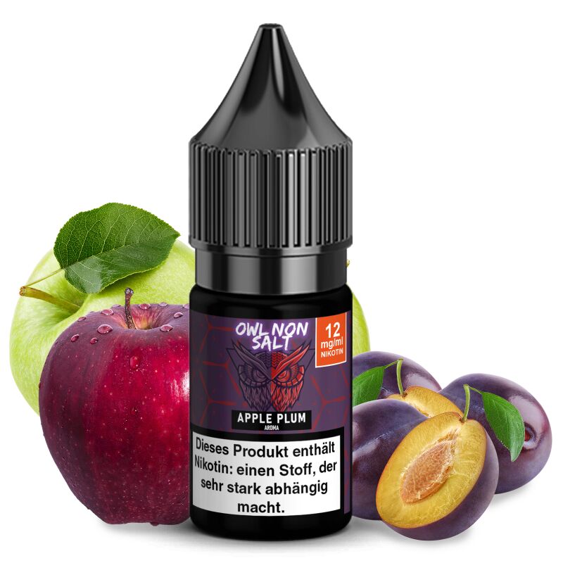 Apple Plum Apfelgeschmack Nikotinliquid 10 ml OWL NON SALT 12 mg