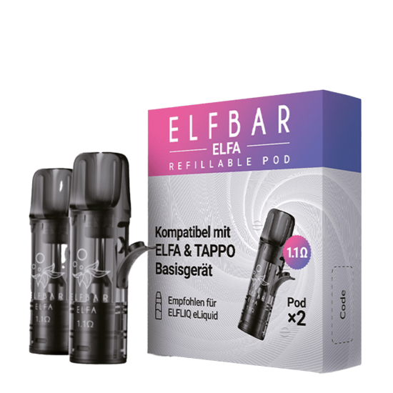 ELFA Refillable Pod 2 ml (2 St&uuml;ck) 1,1 Ohm -...