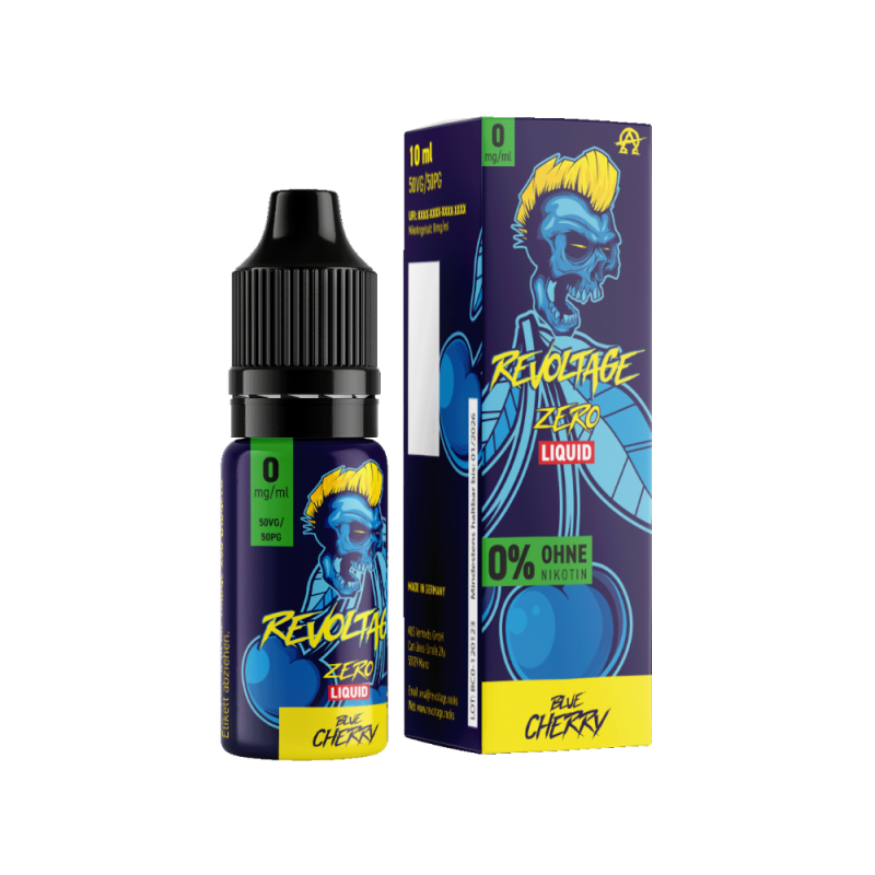 Revoltage - Blue Cherry E-Zigaretten Liquid 10ml 0mg