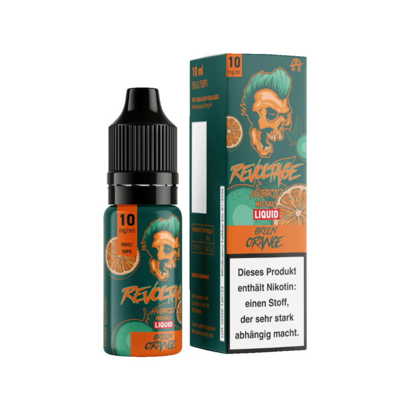 Revoltage - Green Orange E-Zigaretten Liquid 10ml 10mg