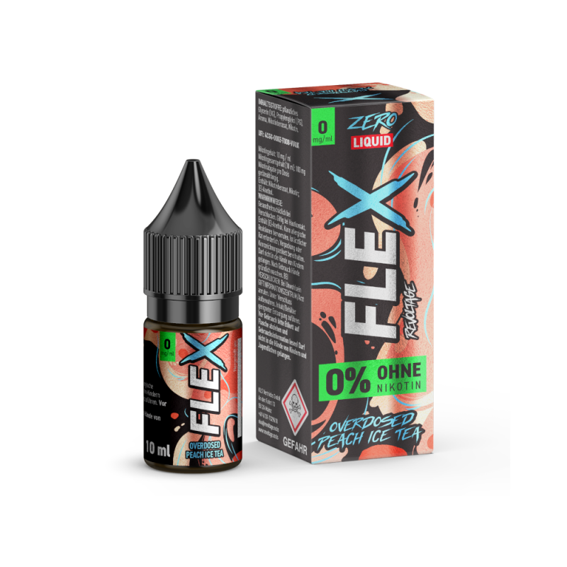 Peach Ice Tea Overdosed | Revoltage FLEX Liquid 10 ml