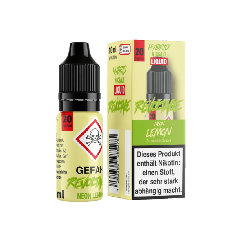 Revoltage - Neon Lemon E-Zigaretten Liquid 10ml 20mg