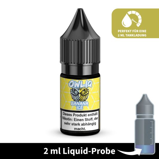 Liquid-Probe 2 ml: Banana Ice 10 mg - Perfekt zum Testen