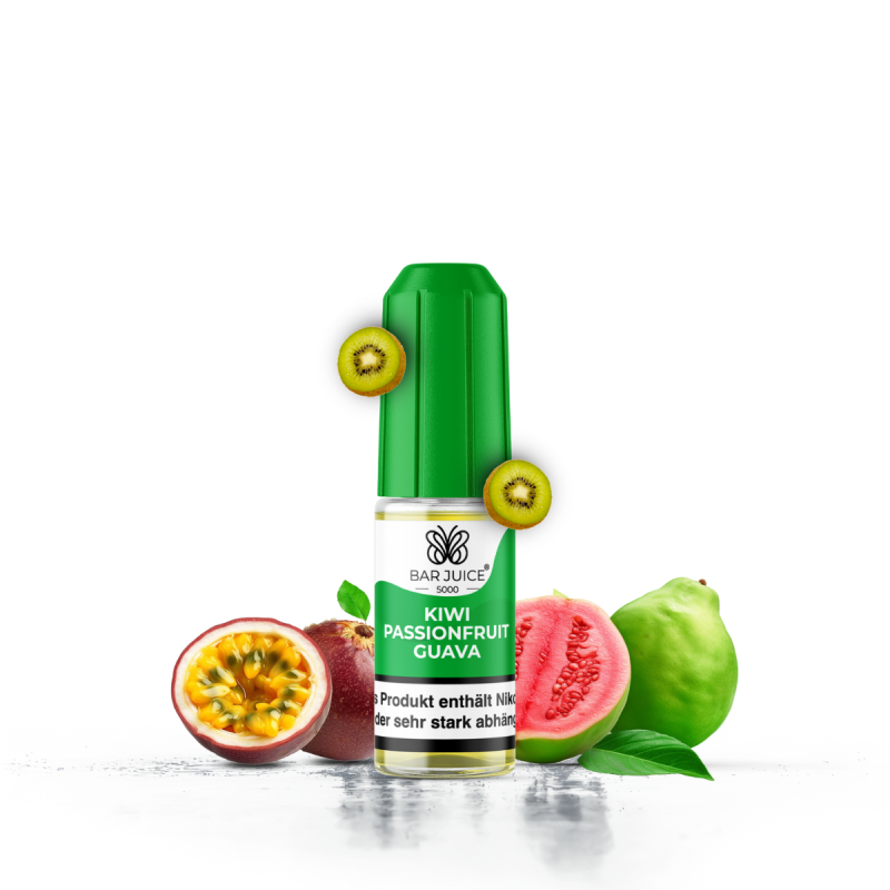 Bar Juice 5000 Nic Salt Liquid 10 ml Kiwi Passionfruit Guave