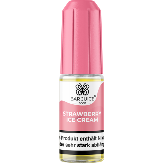 Bar Juice 5000 Nic Salt Liquid 10 ml Strawberry Ice Cream