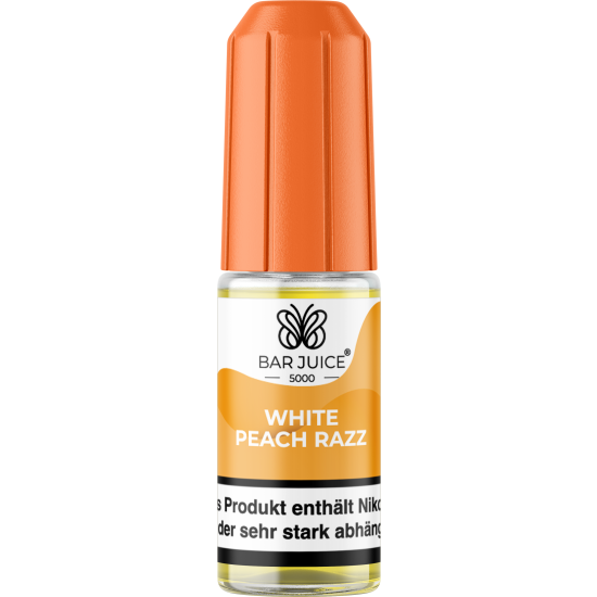 Bar Juice 5000 Nic Salt Liquid 10 ml White Peach Razz
