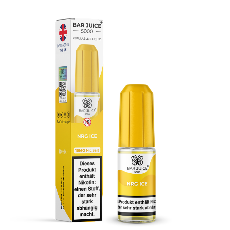 Bar Juice 5000 Nic Salt Liquid 10 ml Energy Ice 10 mg