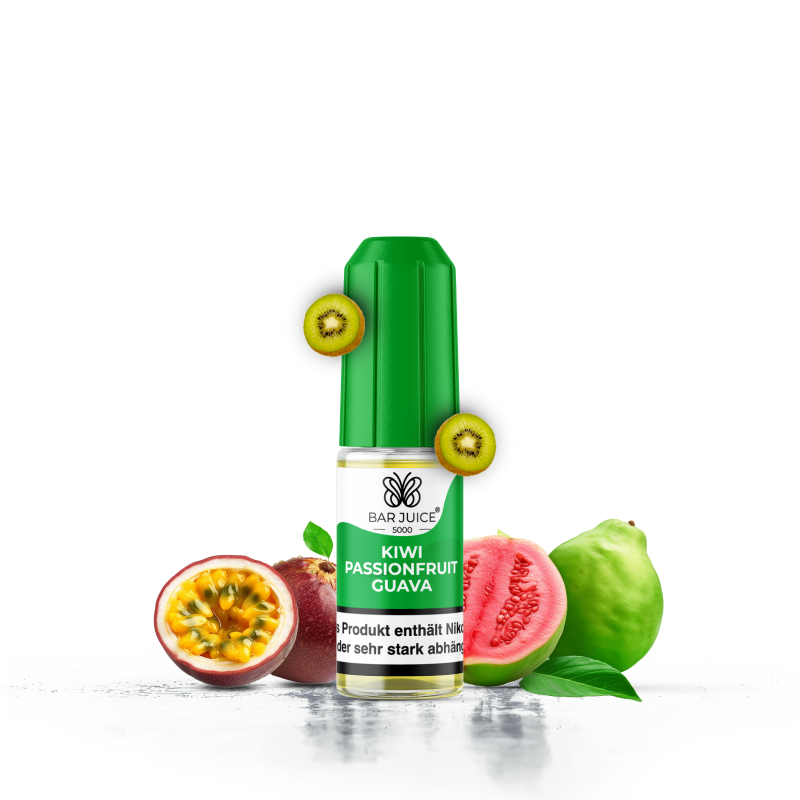 Bar Juice 5000 Nic Salt Liquid 10 ml Kiwi Passionfruit Guave 10 mg