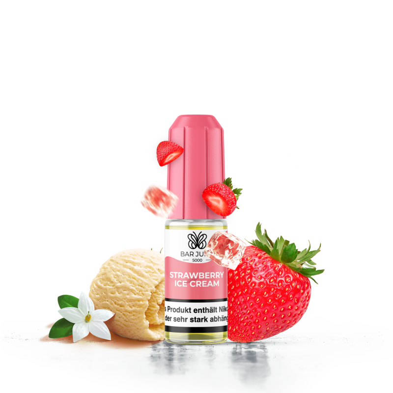 Strawberry Ice Cream Liquid | Bar Juice 5000 10 ml 20 mg