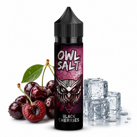 Black Cherries Aroma OWL Salt Longfill 10 ml in 60 ml