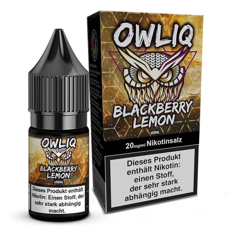 Liquid Blackberry Lemon Aroma - OWLIQ 10 ml 20 mg