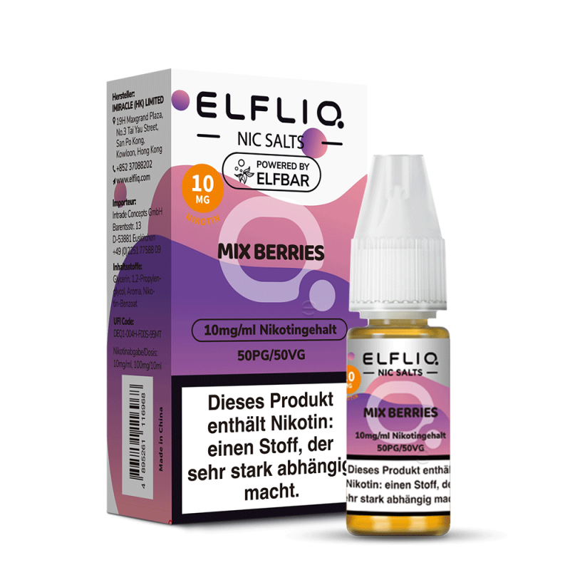 Mix Berries Liquid | ELFLIQ Nikotinsalz 10 ml 10 mg