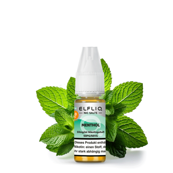 ELFLIQ Nikotinsalz Liquid 10mg Menthol 10 ml