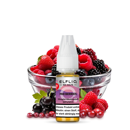ELFLIQ Nikotinsalz Liquid 20mg Mix Berries 10 ml