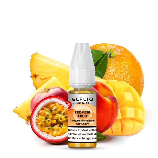 Tropical Fruit Liquid | ELFLIQ Nikotinsalz 10 ml 20 mg