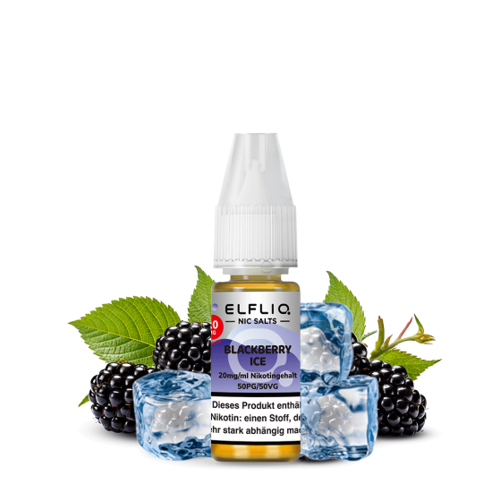 Blackberry Ice Liquid | ELFLIQ Nikotinsalz 10 ml 20 mg