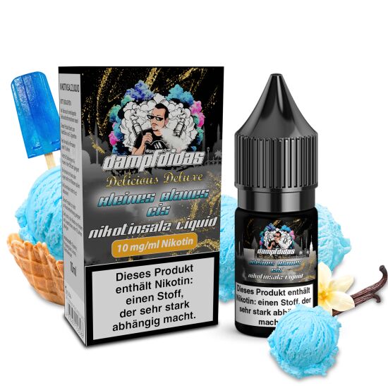 Kleines blaues Eis Nikotinsalzliquid | Dampfdidas...