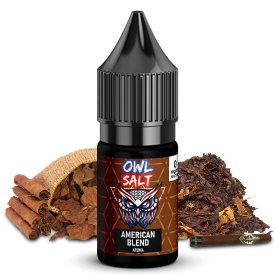 Liquid American Blend - OWL SALT 10 ml 0 mg
